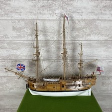 Listing image for Quality Hand Built 1:60 Scale Display Model HMS Endeavour 1768 British War Ship