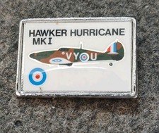 Listing image for Vintage Hawker Hurricane MK I Pin Badge RAF Military Flight Aviation Memorabilia
