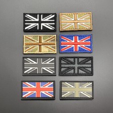 Listing image for Small Union Jack Patch Hook & Loop Mini Military Army Tactical UK GB Flag Badge