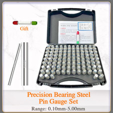 Listing image for Precision Steel Pin Gauge Set Range Plug Gage for Carpentry and Inspection