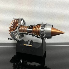 Listing image for Airplane Turbofan Jet Engine Model DIY Electric Assembly Kit 27cm Display