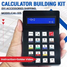 Listing image for DIY Calculator Making Electronic Kit MCU Soldering Training Experiment Practice