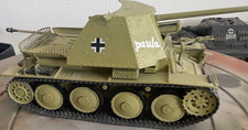 Listing image for Military Tank Model, Green Plastic Tracked Vehicle, Age 12 Months & Under