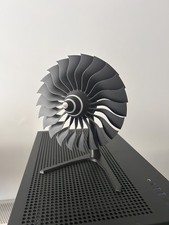 Listing image for Jet Engine Turbine Blade Model | 3D Printed | Aviation Desk Decor