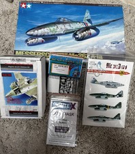 Listing image for Tamiya Messerschmitt Me262A-1a Model Kit 1/48 and Aires Resin Set + 3 more