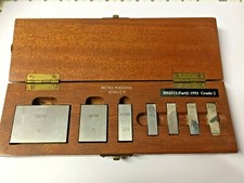 Listing image for Matrix Precision Gauge Block Set 7 Piece Metric Inspection Grade Slip Gauges