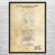 Listing image for Air Traffic Control Patent Wall Art: Aviation Gifts, Airline Pilot, Airport Art