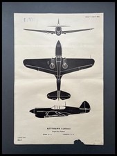 Listing image for Curtiss Kittyhawk WWII Era RAF Aircraft Recognition Poster