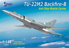 Listing image for 1/144 LITAKI TU-22M2 Backfire-B ANTI SHIP MISSILE CARRIER SCALE MODEL KIT #14400