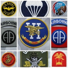 Listing image for US ARMY NAVAL AVIATION EMBROIDERED MILITARY PATCHES