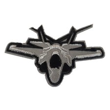 Listing image for Fighter Plane Iron On Patch Fighter Jet F-16 F-18 Military Sew on Embroidered
