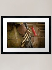 Listing image for Army Training Framed Art Print Framed Wall Art Poster Canvas Print Picture