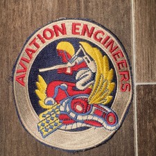 Listing image for EARLY WW II US ARMY AIR FORCE AVIATION ENGINEERS PATCH UNISSUED