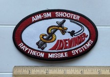 Listing image for AIM-9M Shooter Sidewinder Raytheon Missile Systems 5” long Embroidered Patch