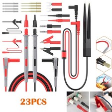 Listing image for Multimeter Test Leads Set Kit - 23 in 1 - CATIII 1000V 20A CAT3 Probe Alligator