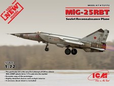 Listing image for ICM 72172 MiG-25 RBT "Foxbat-B" 1:72 Scale Model Kit Aircraft Kit *NEW* Soviet