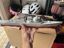 Listing image for 44CM Plastic Missile Ship Model Static Warship Model Destroyer Military Collect