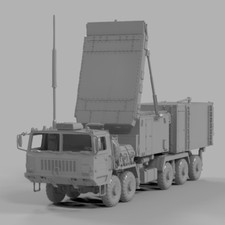 Listing image for 1/72 Red Flag 9 air defense radar command vehicle 3D Printed resin Kit
