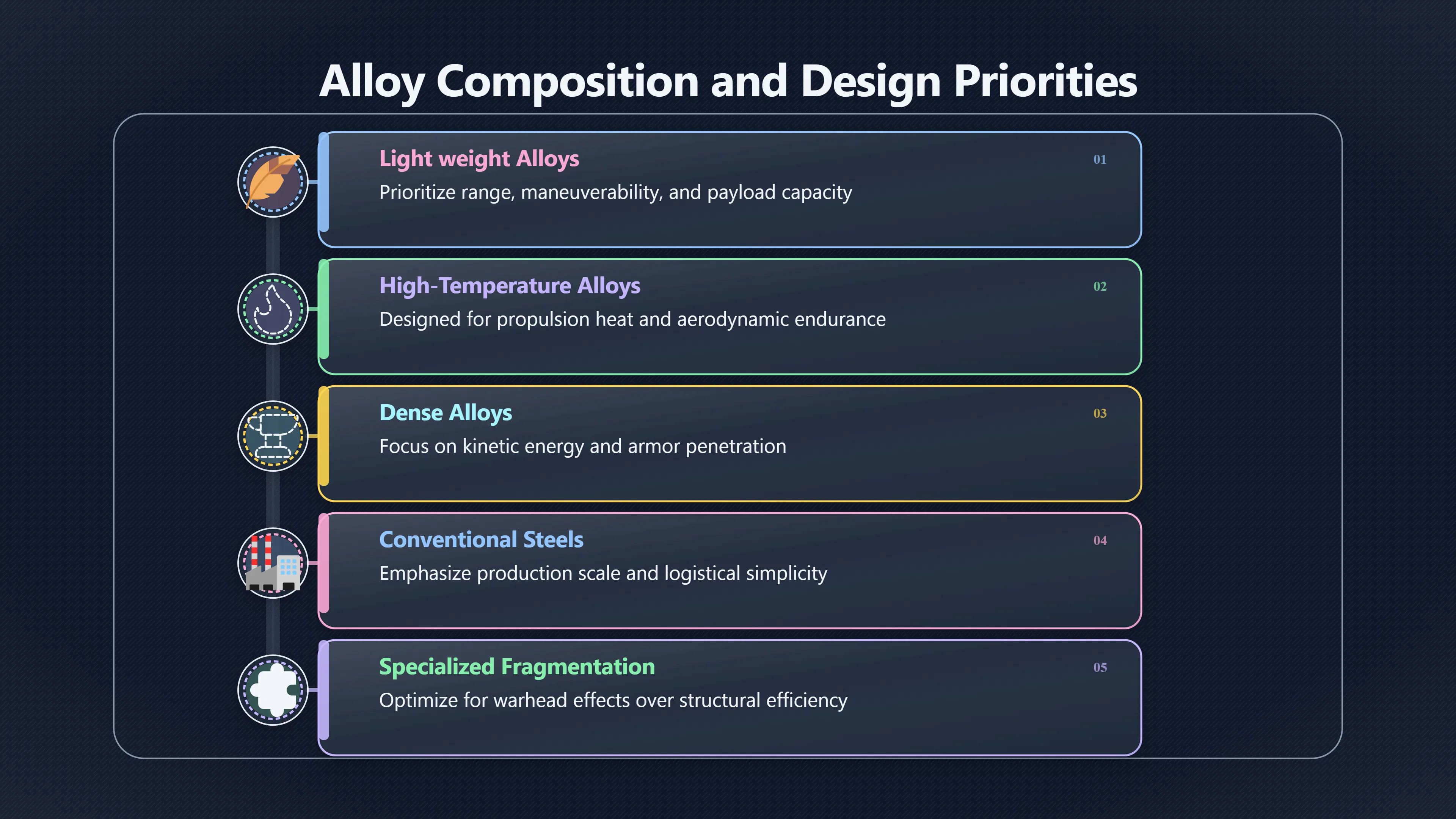Overview image for What the alloy says about the weapon