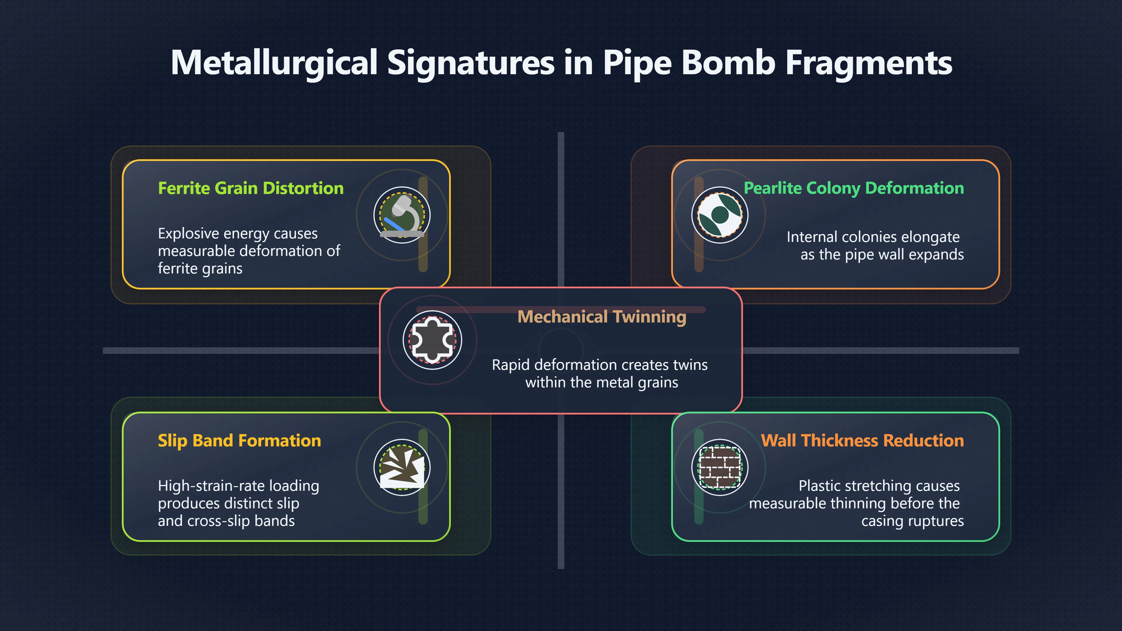 Overview image for What blasts do inside metal fragments